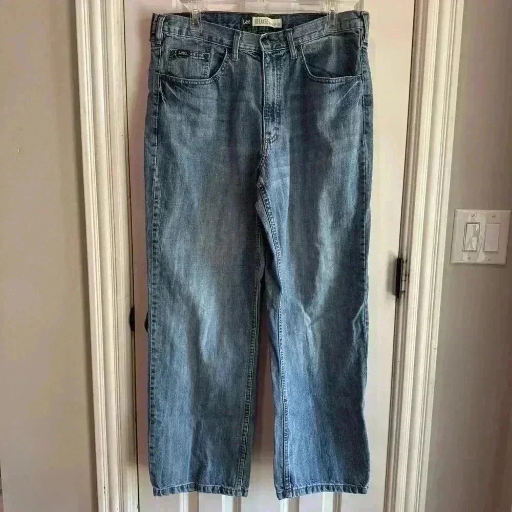 Men’s Lee Premium Select Relaxed Straight Leg Jeans Size 36X30